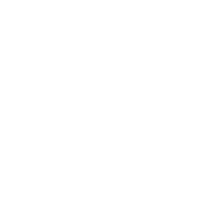 Maple Leaf Silhouette Logo #ffffff