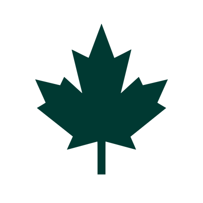 Maple Leaf Silhouette Logo #003932
