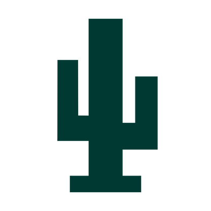 Pixel Cactus Logo #003932