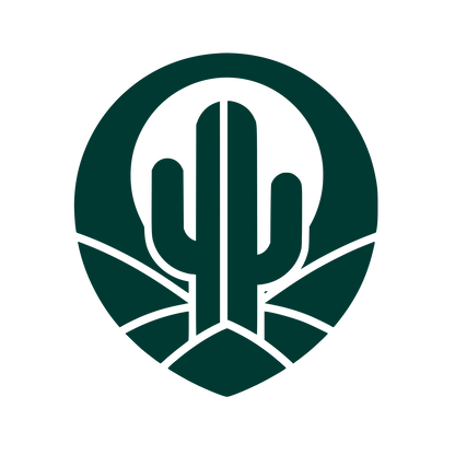 Cactus Basketball Circle Logo #003932