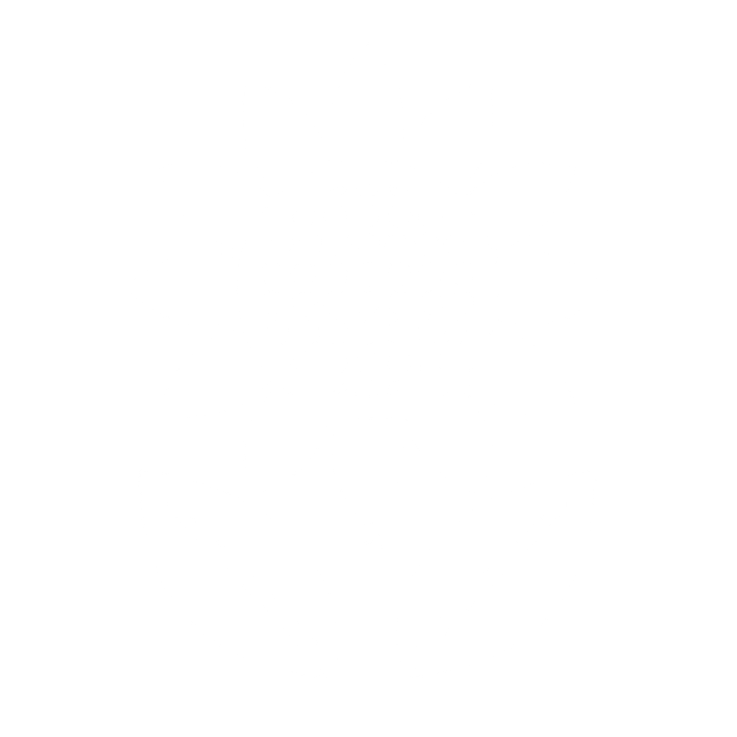 Sunflower with Leaves Logo #ffffff