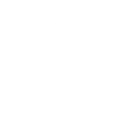 Sunflower Stem Outline Logo #ffffff