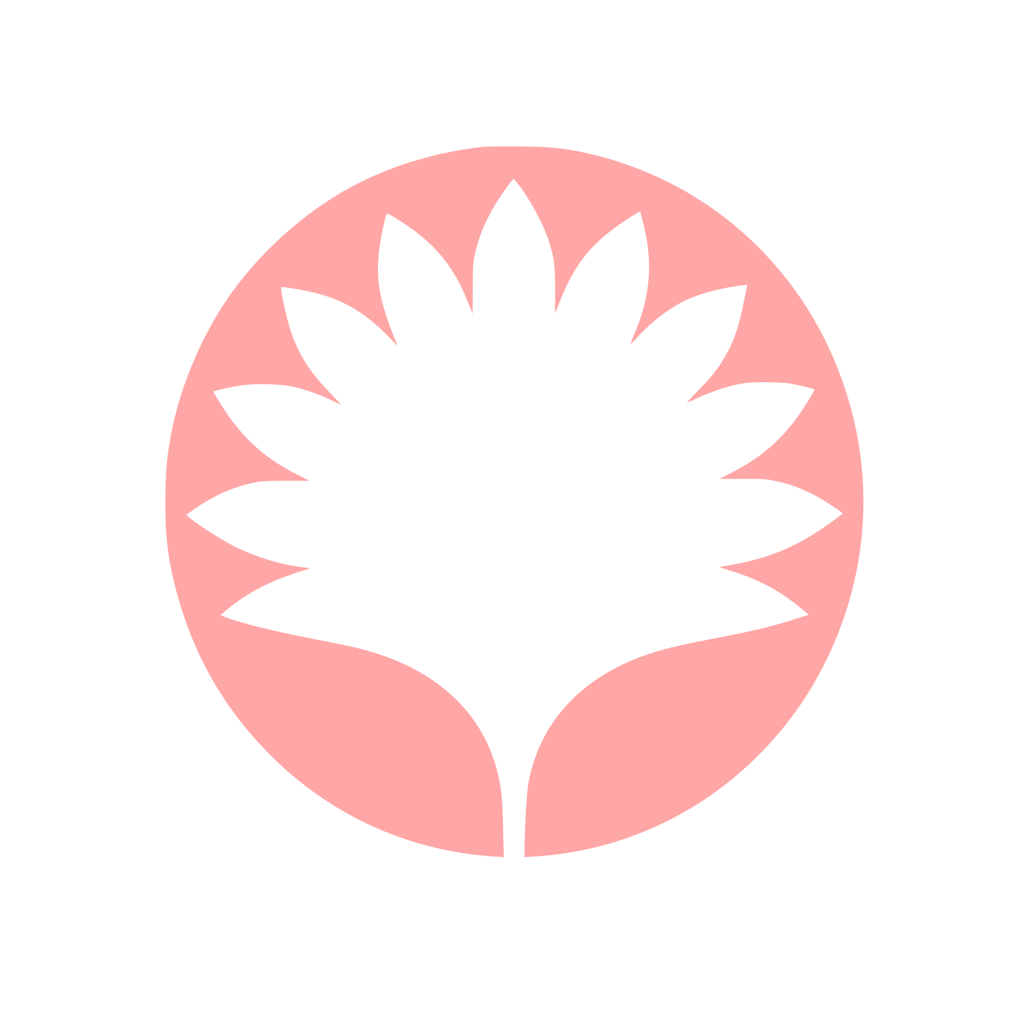 Sunflower Circle Logo #ffa6a6
