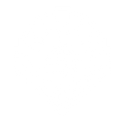 Sunflower Badge Emblem Logo #ffffff