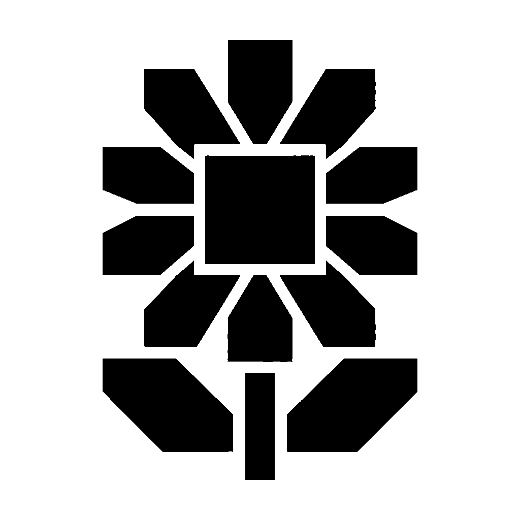 Geometric Sunflower Logo