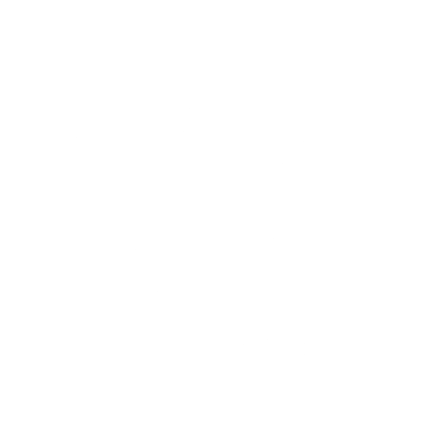 Sunflower Outline Logo #ffffff