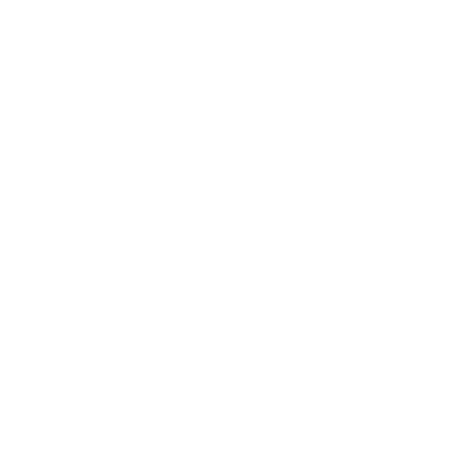 Sunflower Outline Logo #ffffff