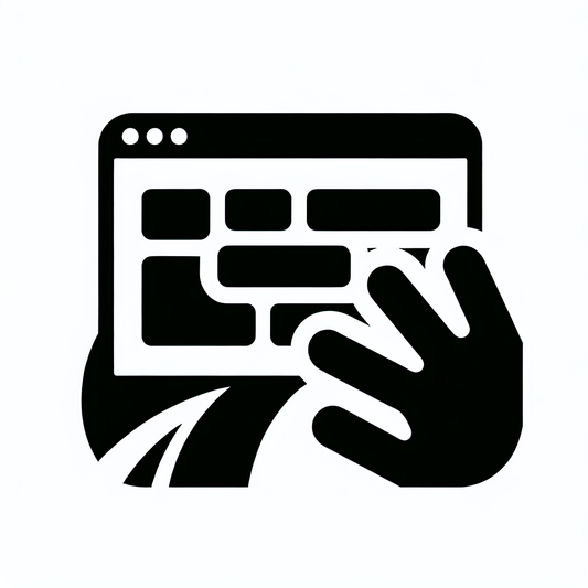 Hand Browser Interface Logo