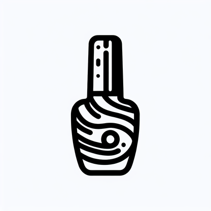 Line Nail Polish Illustration