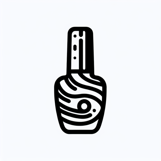 Line Nail Polish Illustration