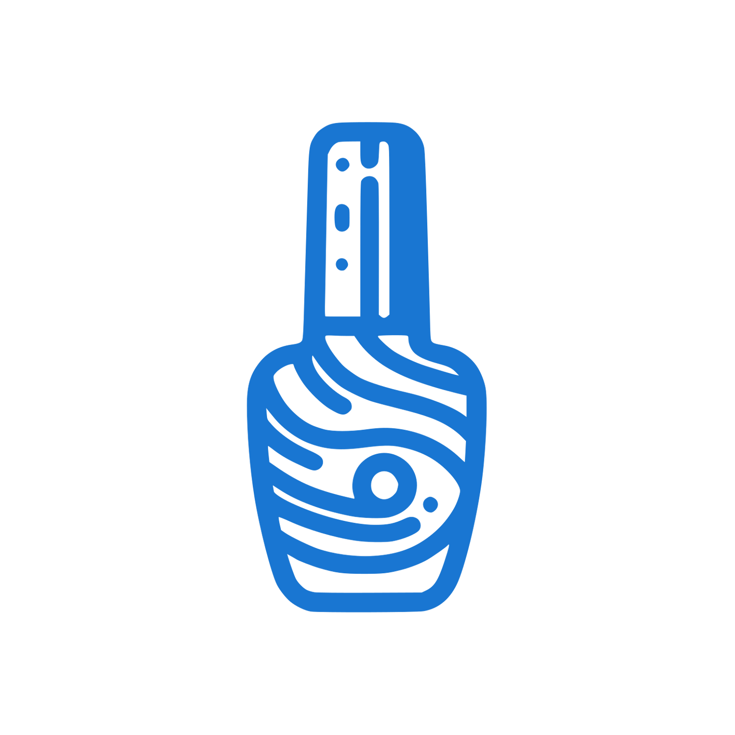 Line Nail Polish Illustration #1976d2