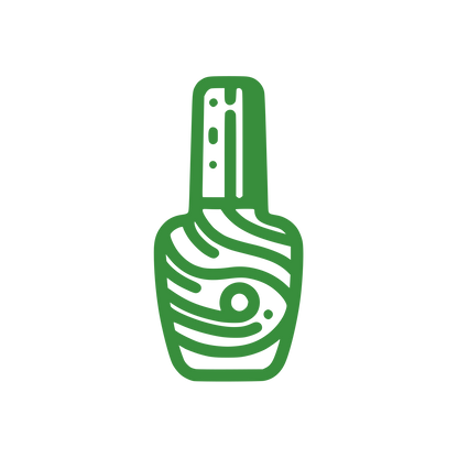 Line Nail Polish Illustration #388e3c