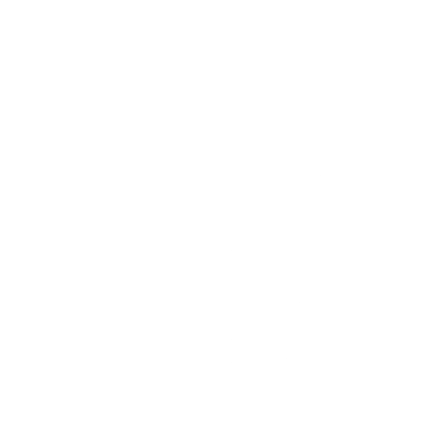 Sunflower Stem Leaves Logo #ffffff