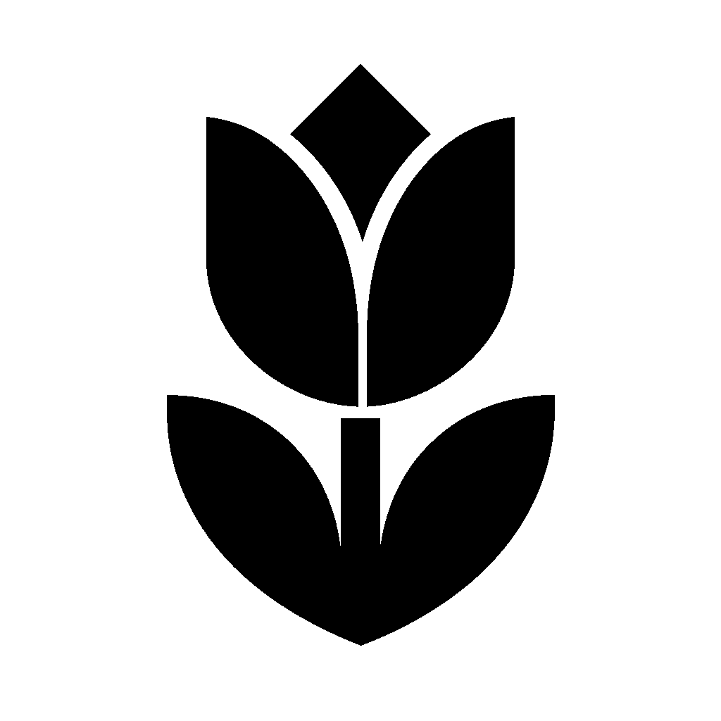 Tulip Flower Stem Logo