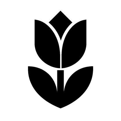 Tulip Flower Stem Logo