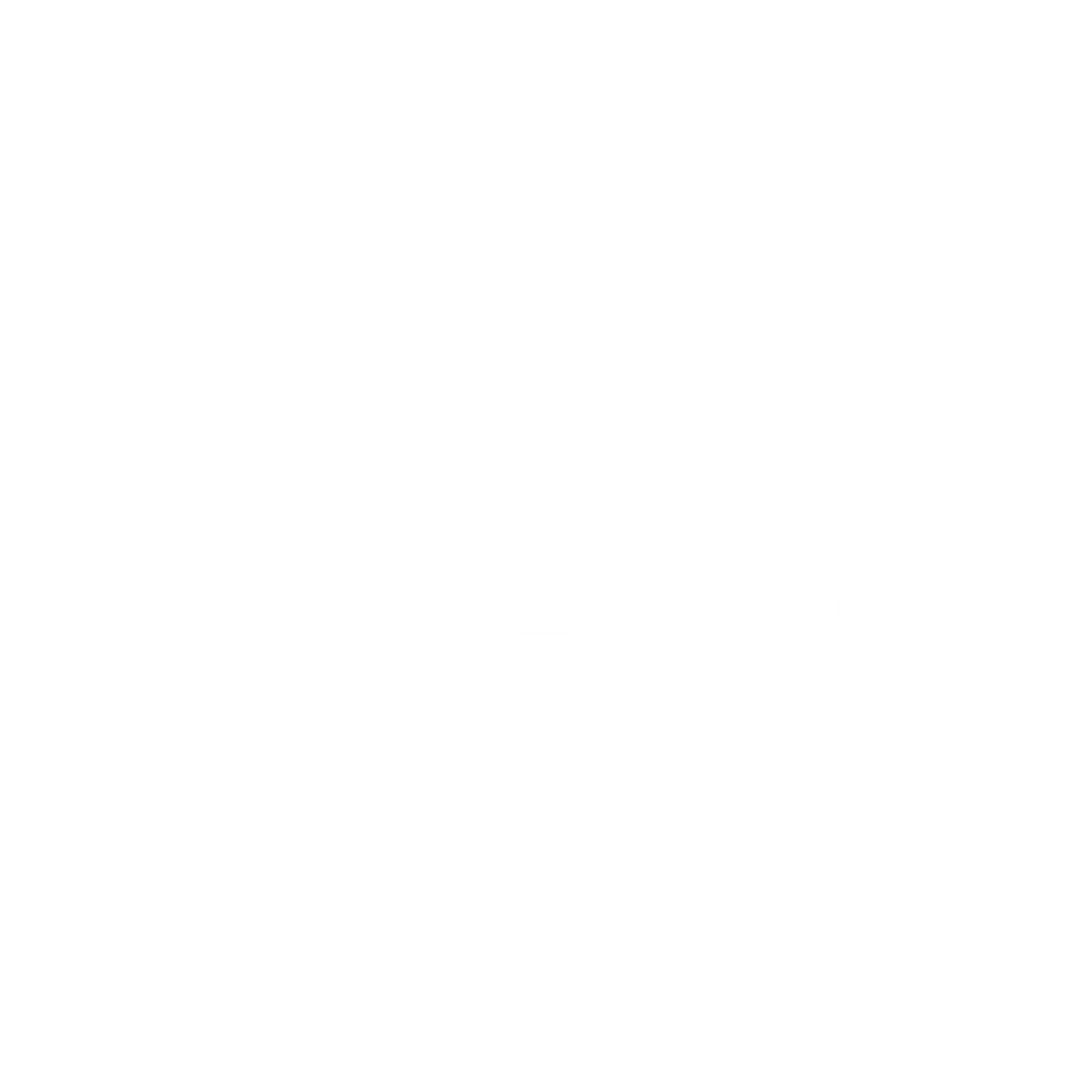 Tulip Flower Stem Logo #ffffff