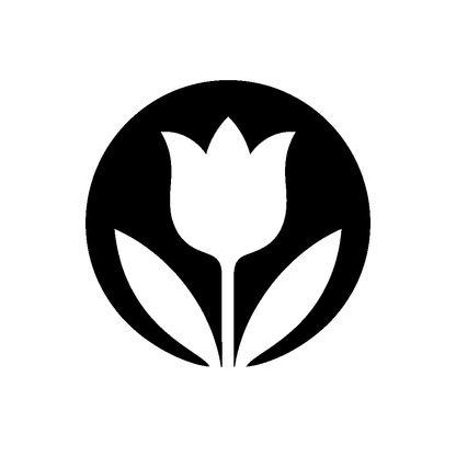 Tulip Circle Badge Logo