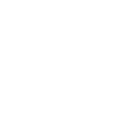Tulip Circle Badge Logo #ffffff