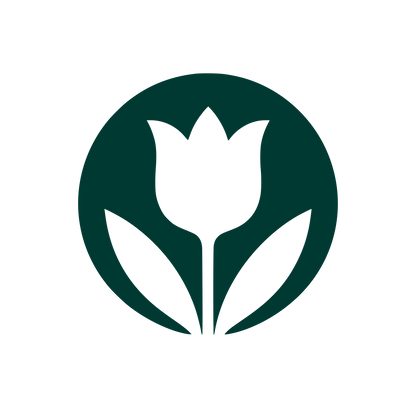 Tulip Circle Badge Logo #003932