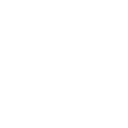 Tulip Circle Emblem Logo #ffffff