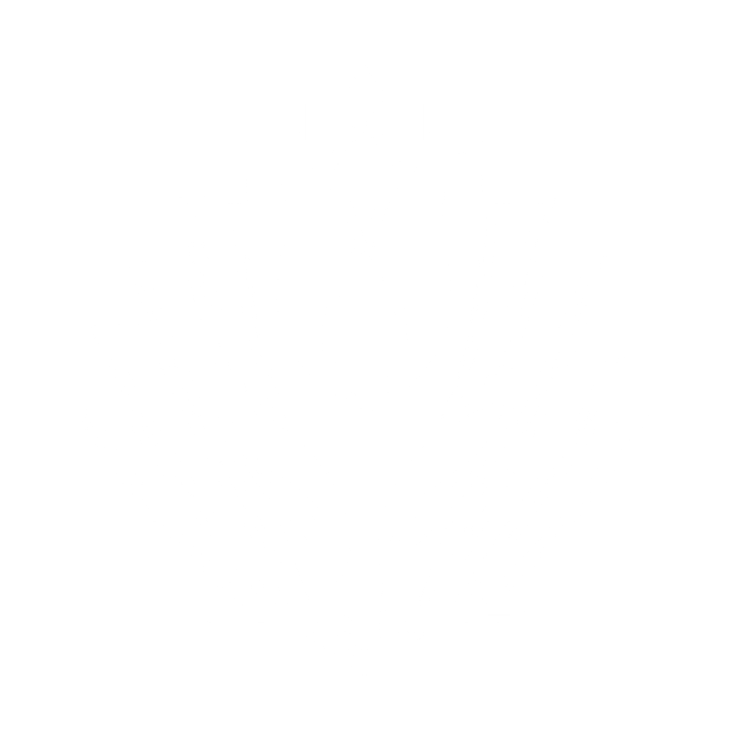 Art Deco Tulip Logo #ffffff