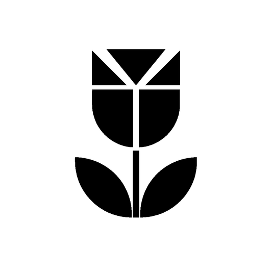 Geometric Tulip Flower Logo
