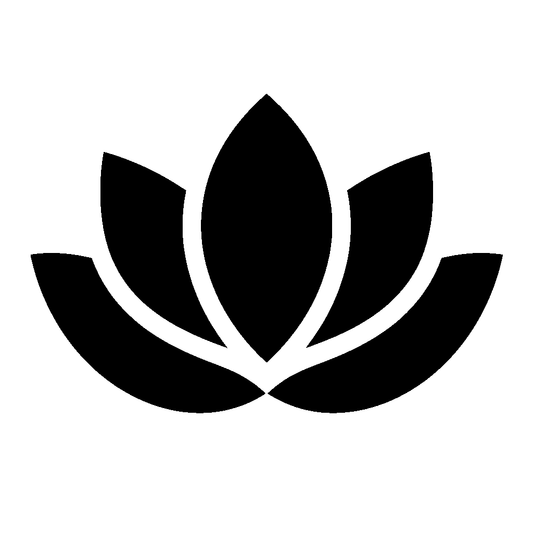 Lotus Flower Silhouette Logo