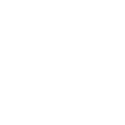 Lotus Flower Silhouette Logo #ffffff