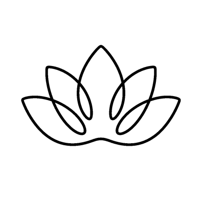 Lotus Flower Outline Logo