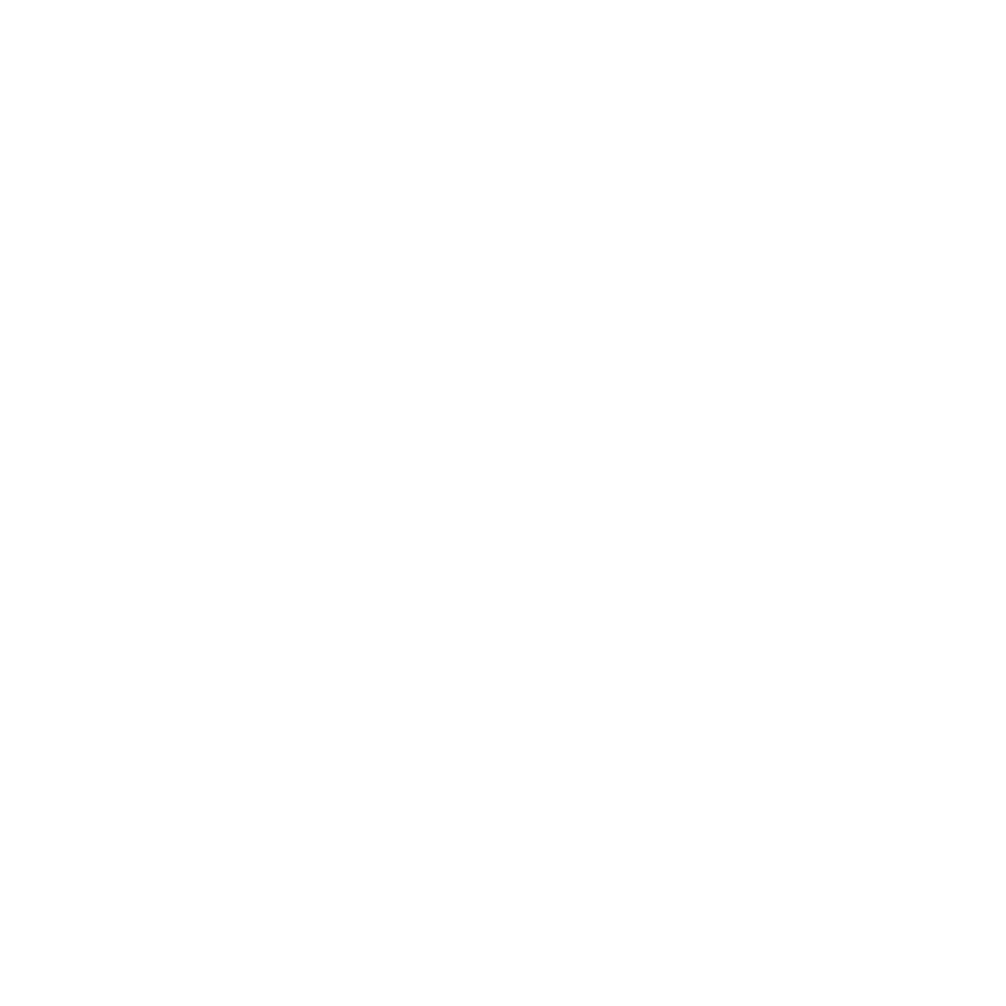 Lotus Flower Circle Logo #ffffff