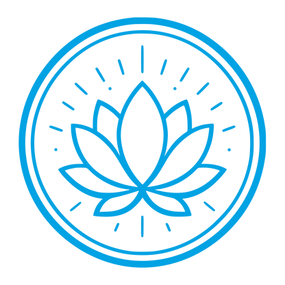 Lotus Flower Circle Logo #00a3e4