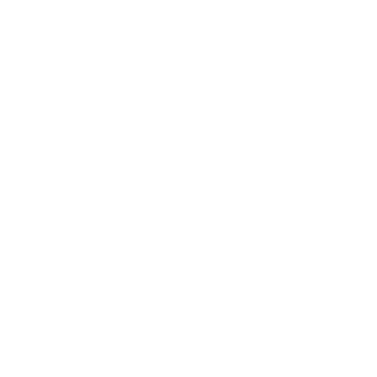 Lotus Flower Circle Logo #ffffff