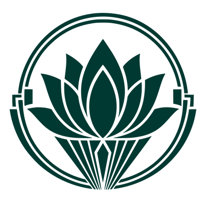 Lotus Circle Emblem Logo #003932