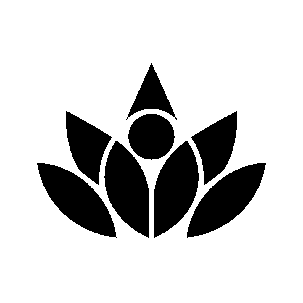 Lotus Flower Person Logo