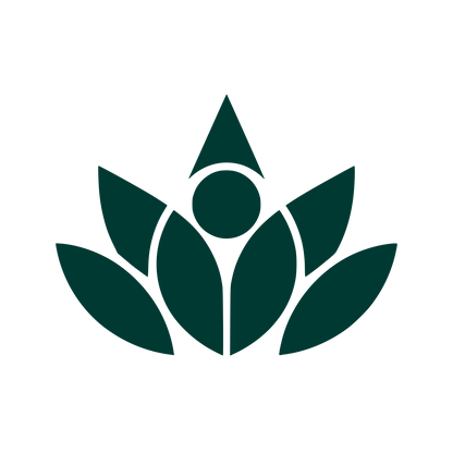 Lotus Flower Person Logo #003932