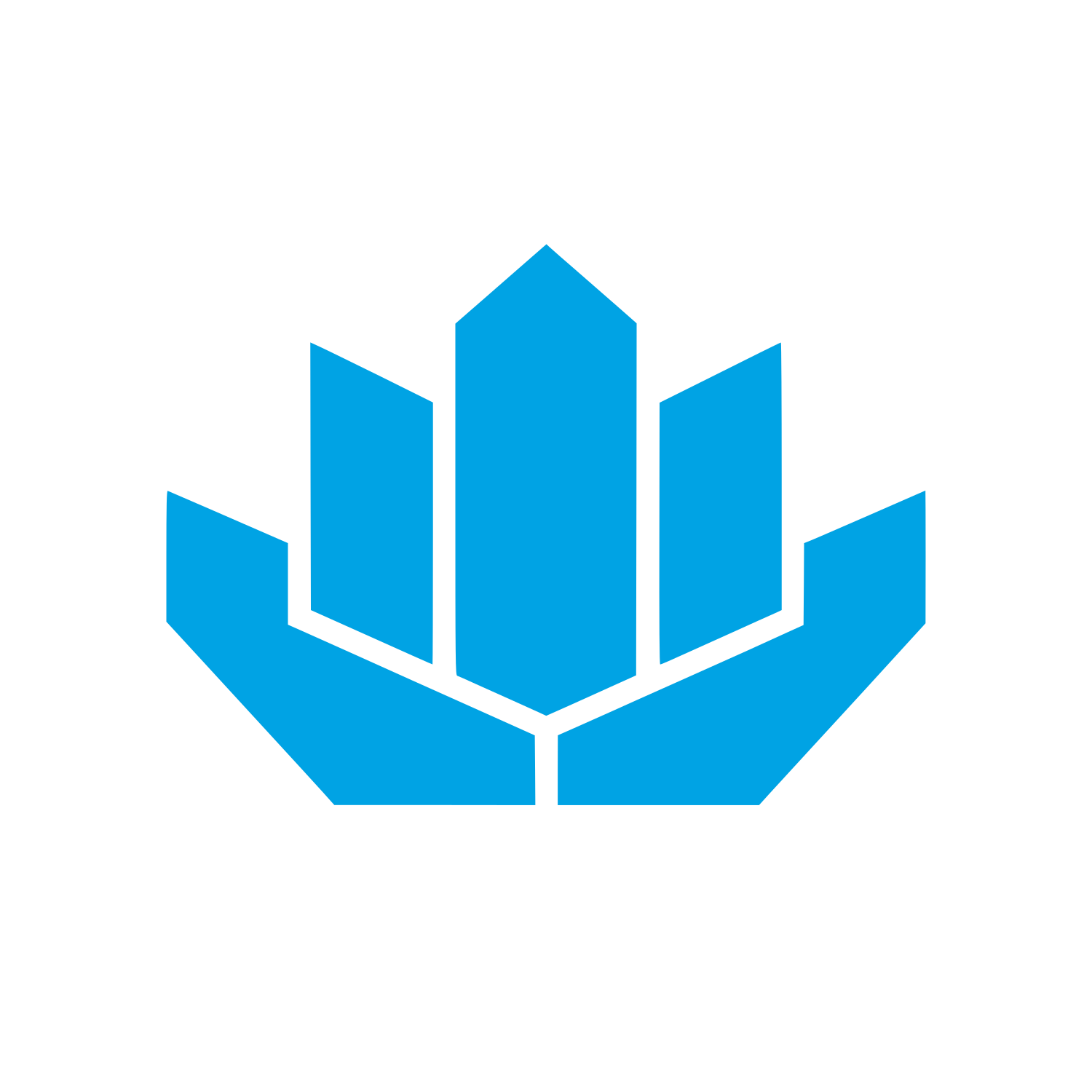 Crystal Lotus Bloom Logo #00a3e4