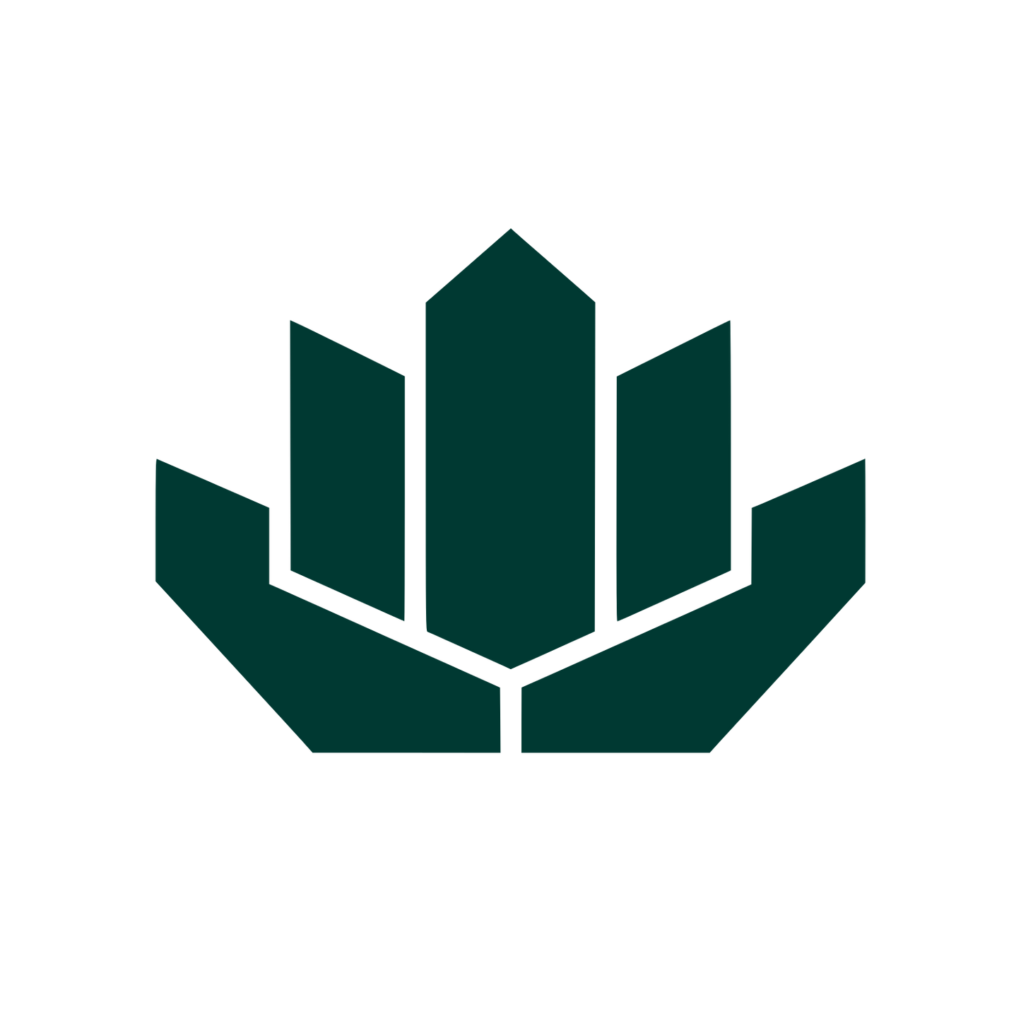 Crystal Lotus Bloom Logo #003932