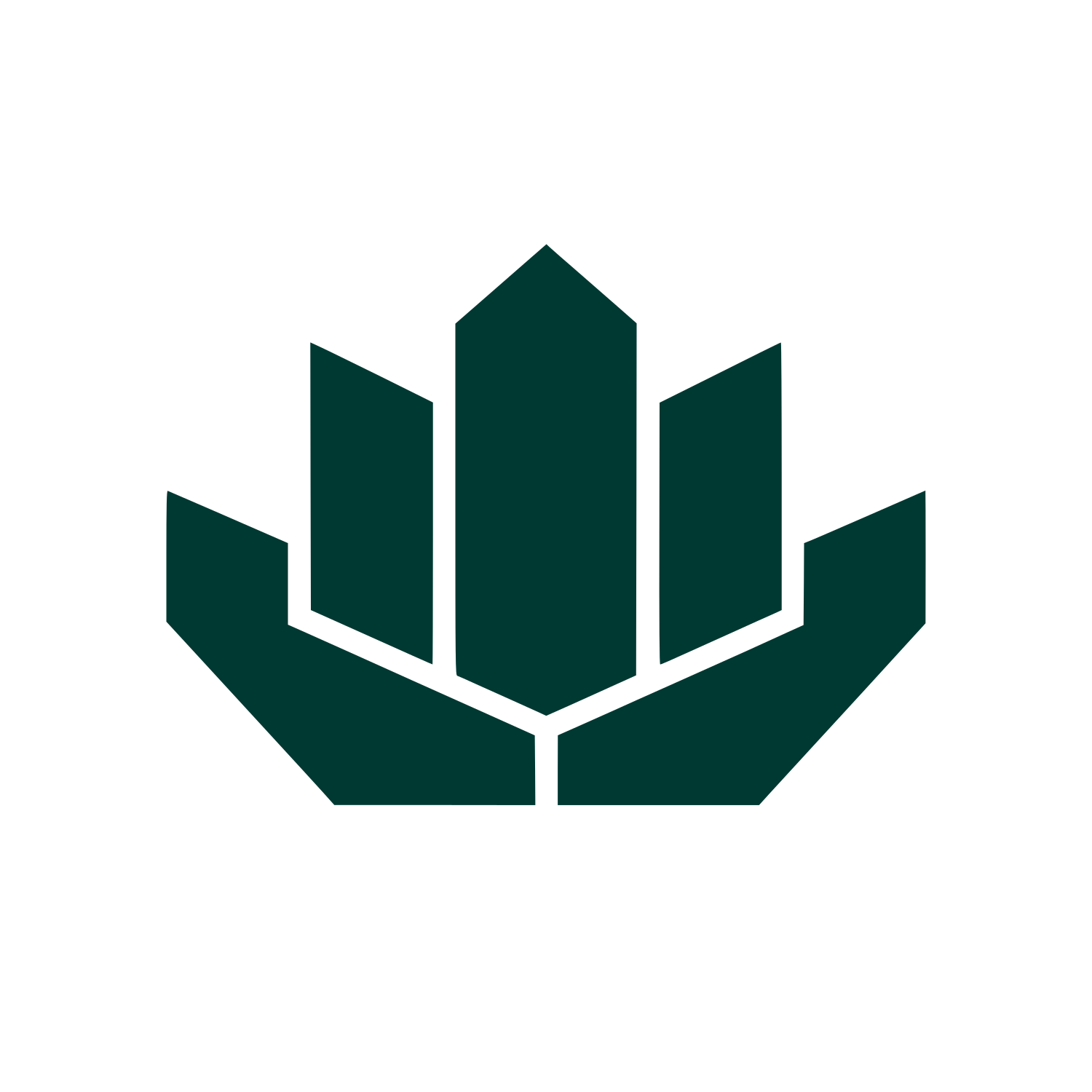 Crystal Lotus Bloom Logo #003932