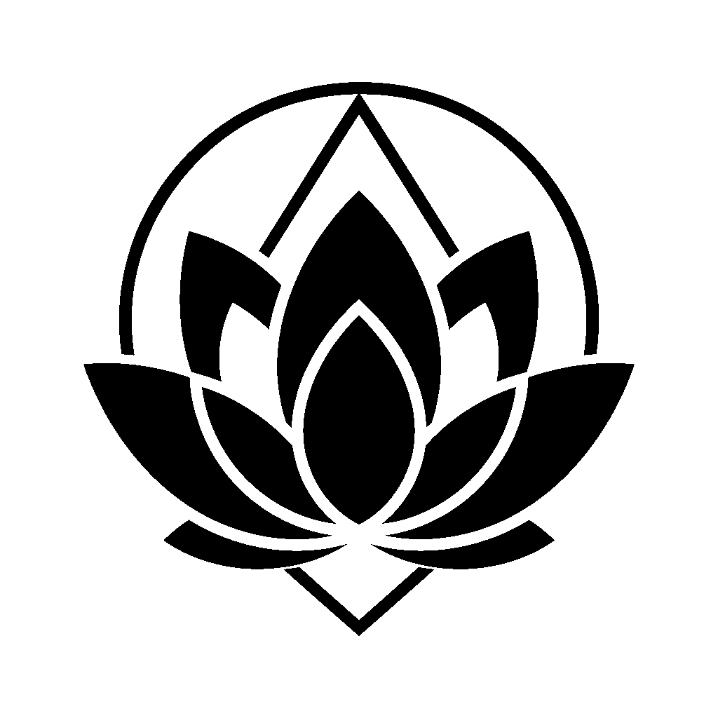 Lotus Flower Circle Logo
