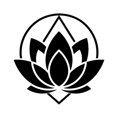 Lotus Flower Circle Logo