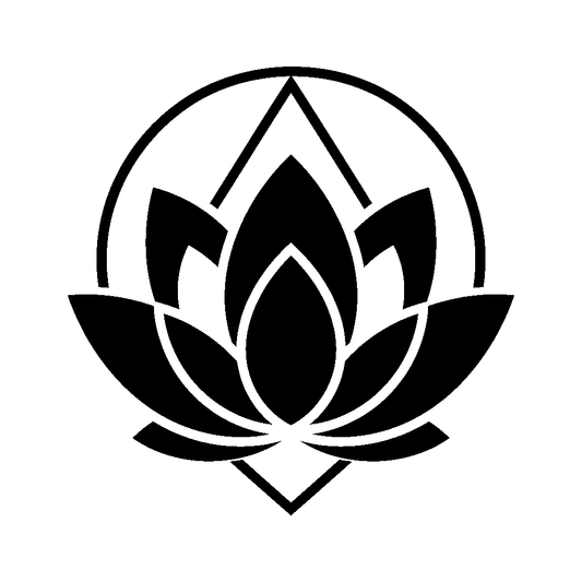Lotus Flower Circle Logo