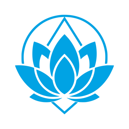 Lotus Flower Circle Logo #00a3e4