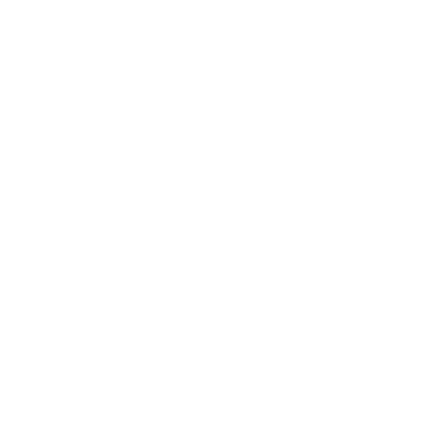 Hand Drawn Pine Tree Logo #ffffff