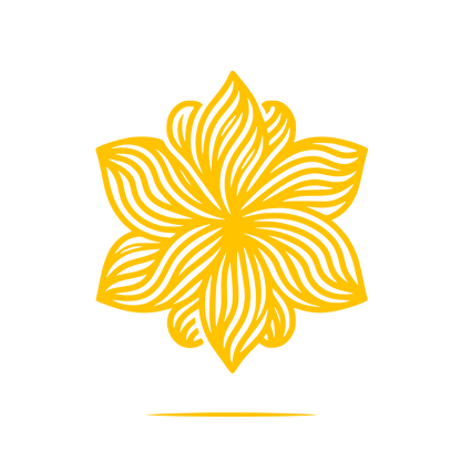 Floral Design Logo #FFC300