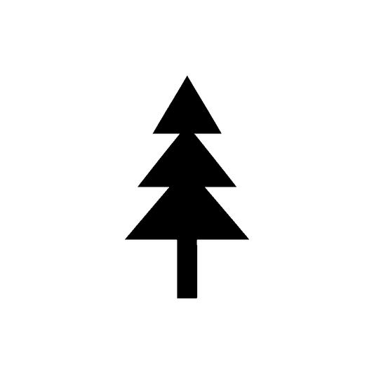 Stacked Triangle Pine Tree Logo