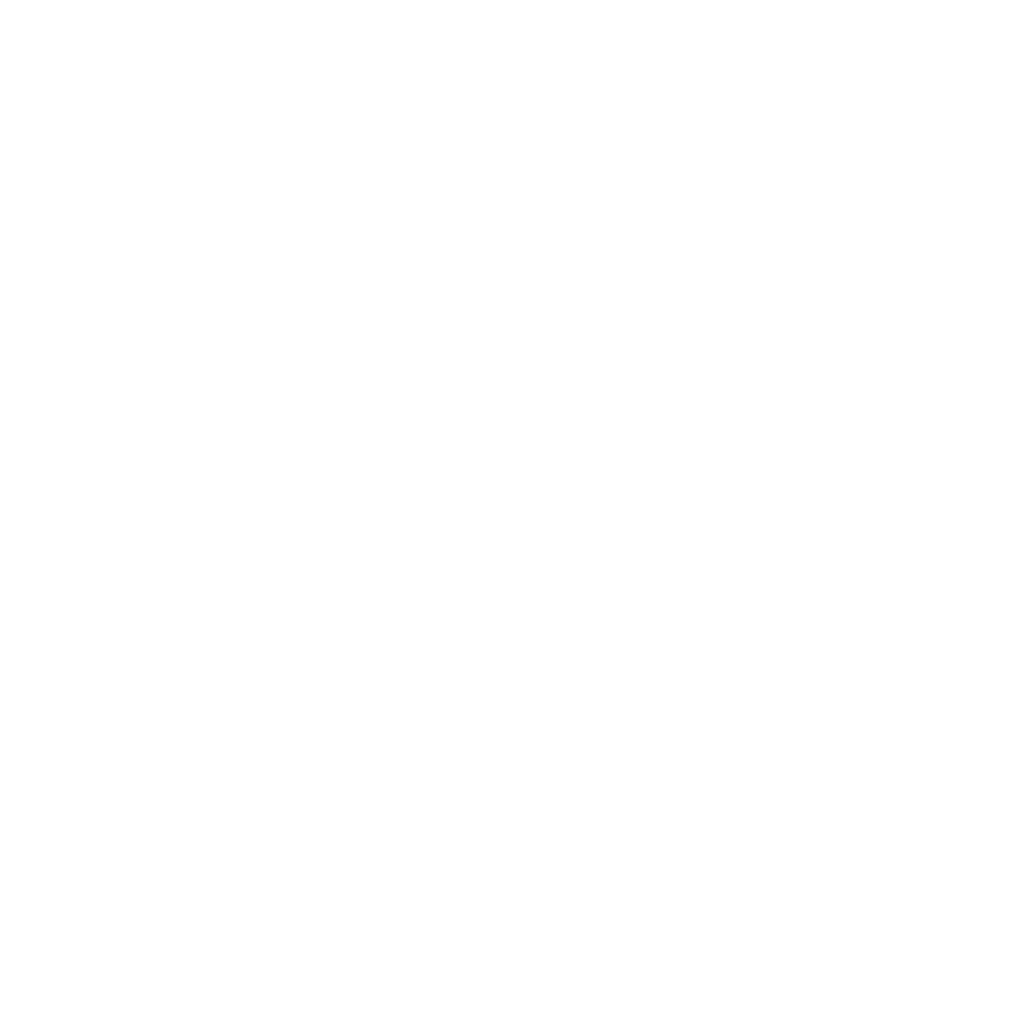 Segmented Palm Tree Logo #ffffff