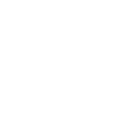 Segmented Palm Tree Logo #ffffff