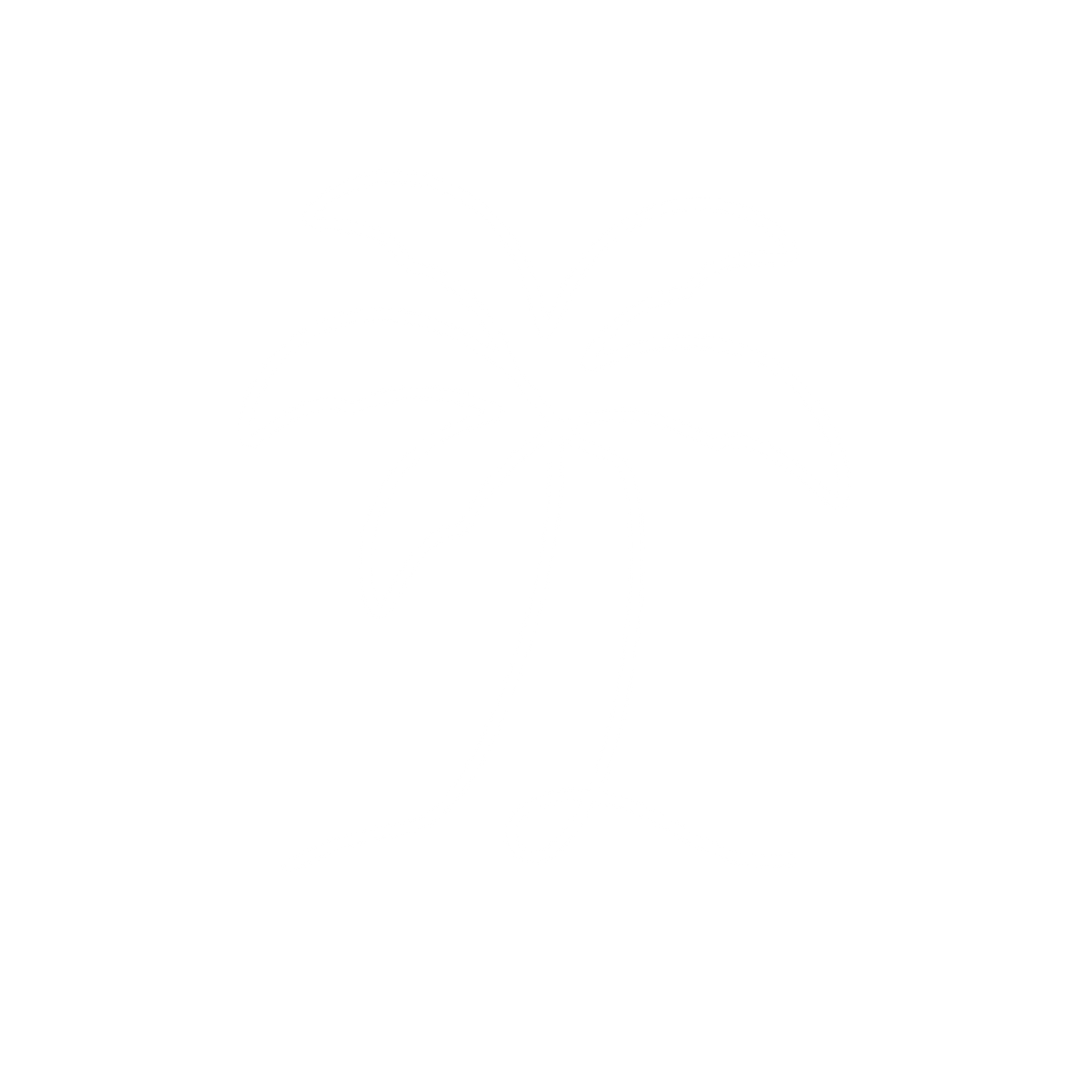 Single Line Palm Tree Logo #ffffff