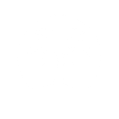 Palm Tree Circle Logo #ffffff