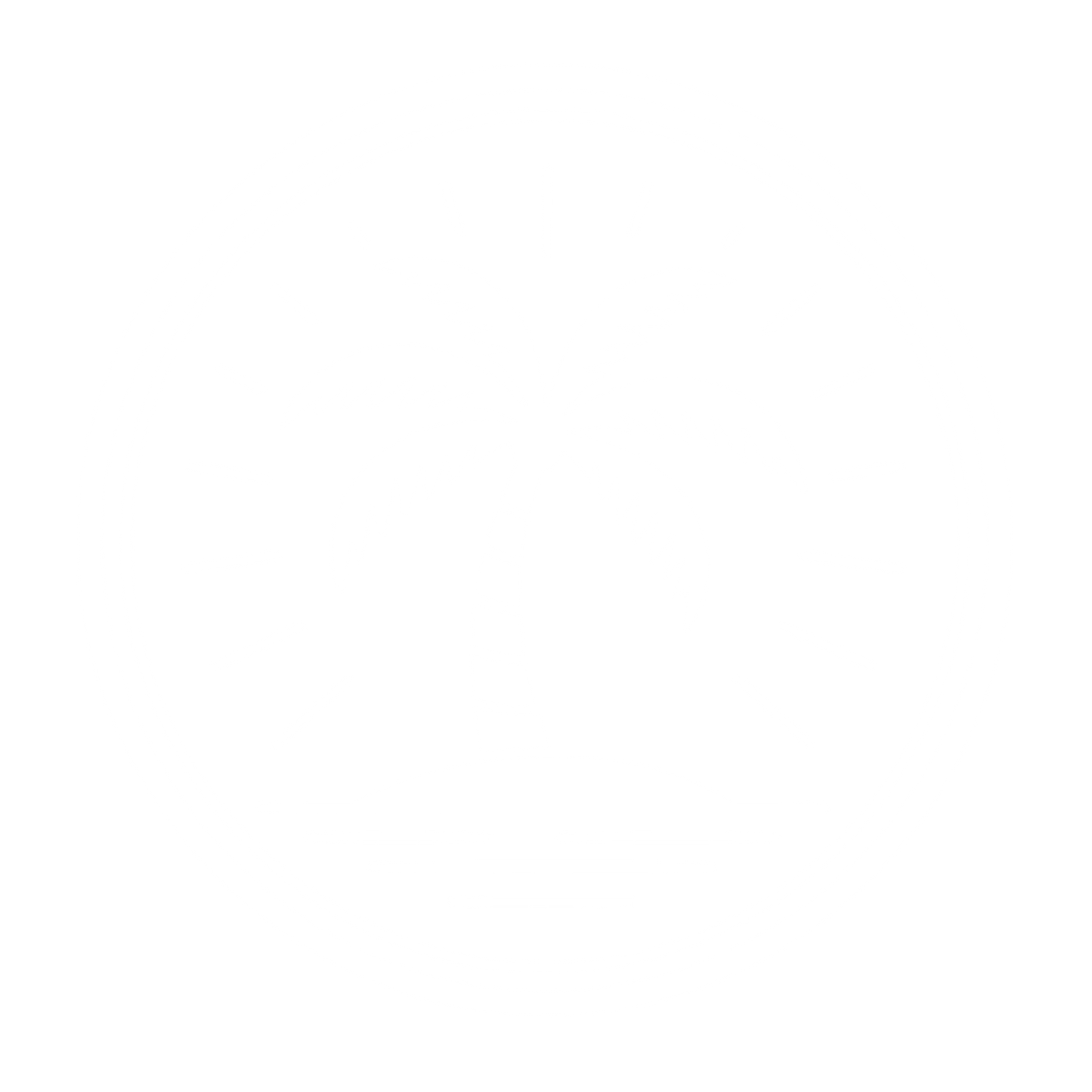Palm Tree Island Circle Logo #ffffff